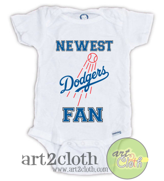 Los Angeles Dodgers Fan Baby Onesie Cheap Custom T Shirts