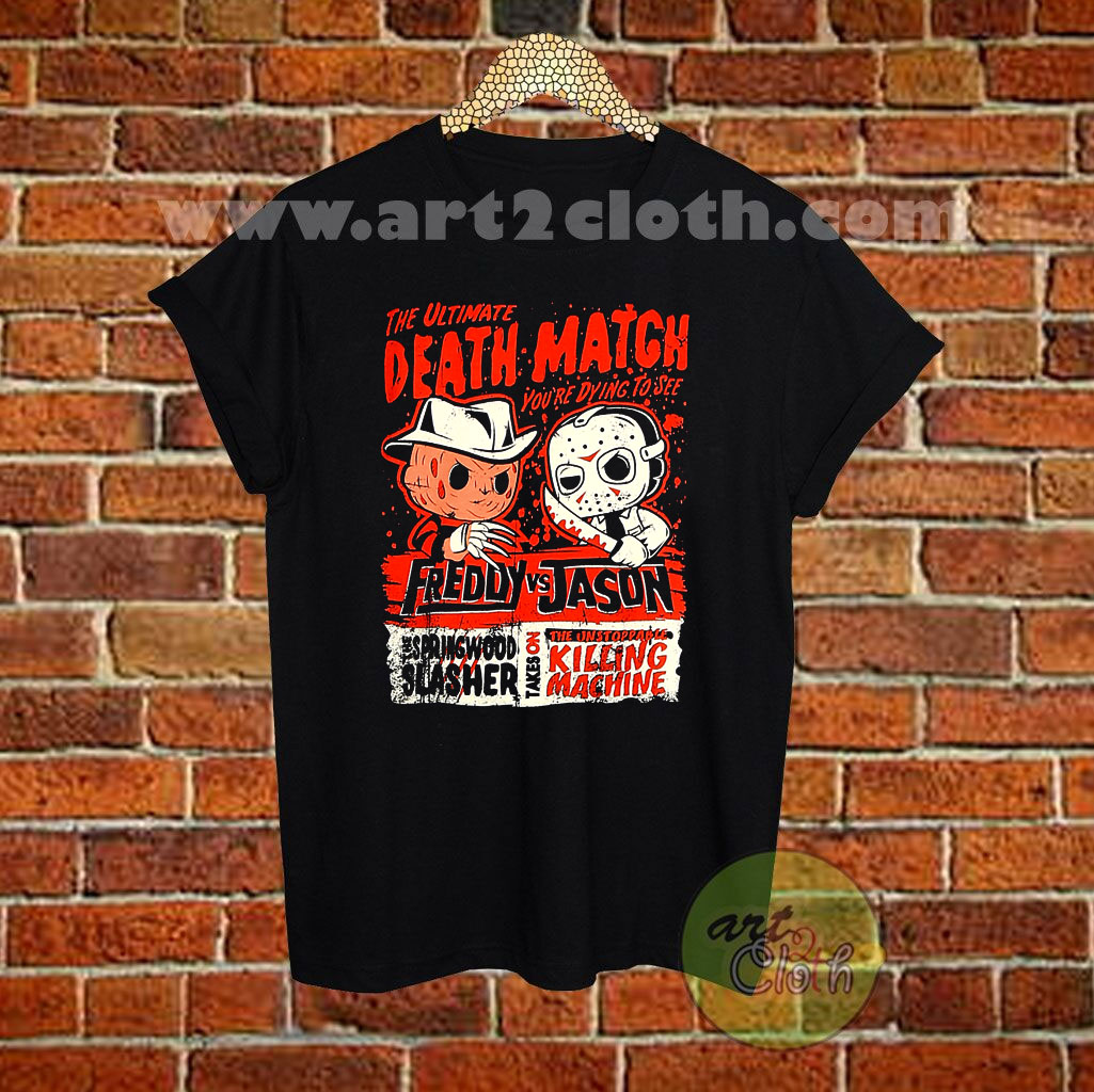 jason and freddy t shirt