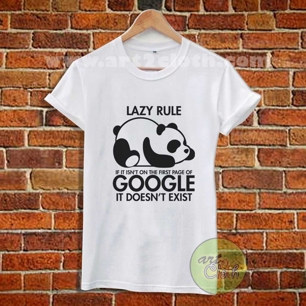 Lazy Panda T Shirt | Cheap Custom T Shirts - Art2cloth.com