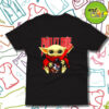 Baby Yoda hug Motley Crue T Shirt