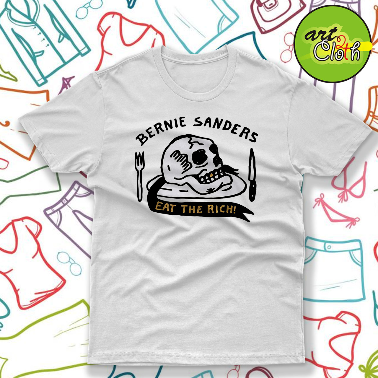 Bernie Sanders Eat The Rich T Shirt