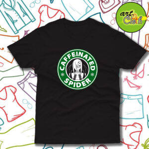 Caffeinated Spider T Shirt