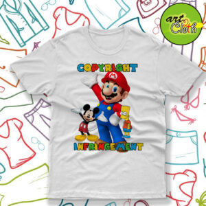Copyright Infringement Super Mario T Shirt