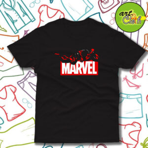 Deadpool Marvel Logo T Shirt
