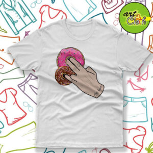 Dunkin Donuts Only Human Hand T Shirt