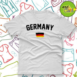 Germany Flag Paint T Shirt