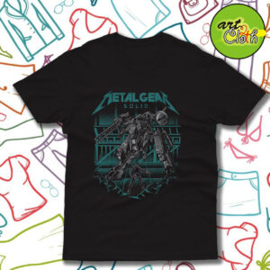 Metal Gear Solid Metallica Havy Metal T Shirt