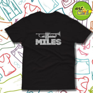 Miles Davis Trumpet Logo T Shirt