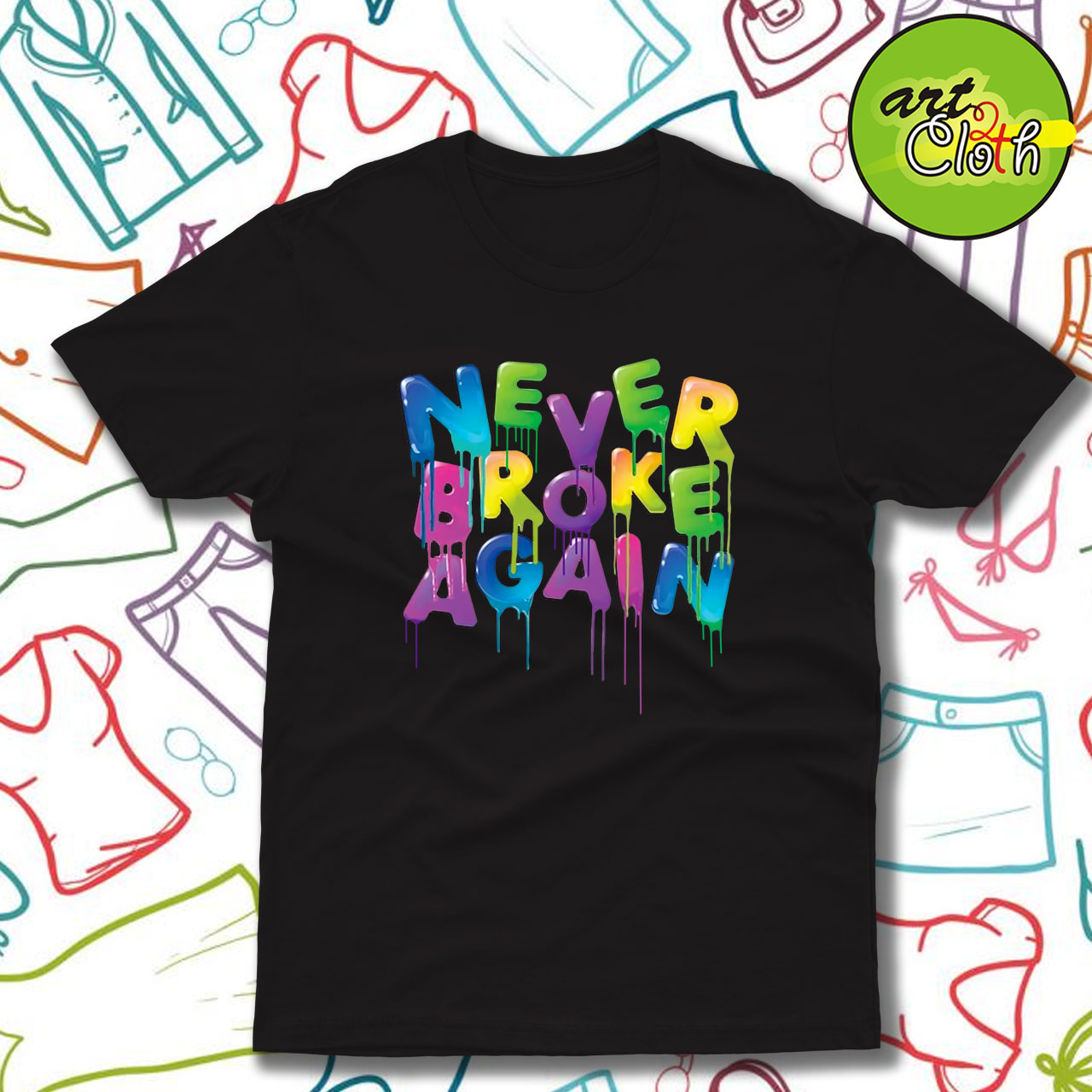 Never Broke Again Spring Drip T Shirt