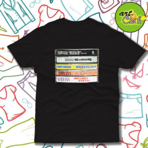Nirvana Album Cassettes T Shirt