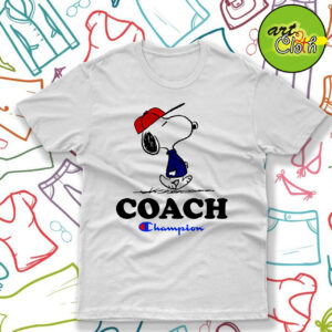 Peanuts Snoopy Coach Champion T Shirt