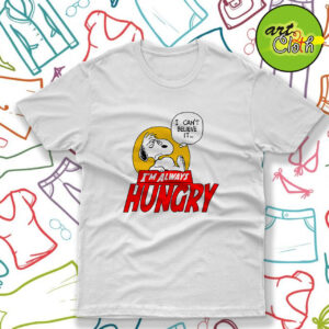 Snoopy Fell So Hungry T Shirt