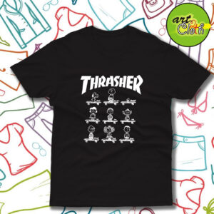 Snoopy Peanuts Skateboard Parody T Shirt