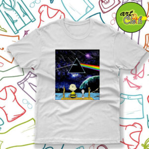 Snoopy and Charlie Brown Pink Floyd T Shirt