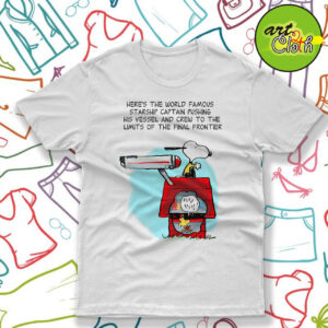 Star Trek Snoopy And Woodstock T Shirt