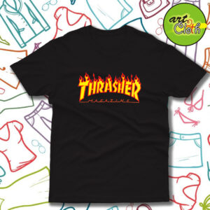 Thrasher Flame Magazine T Shirt