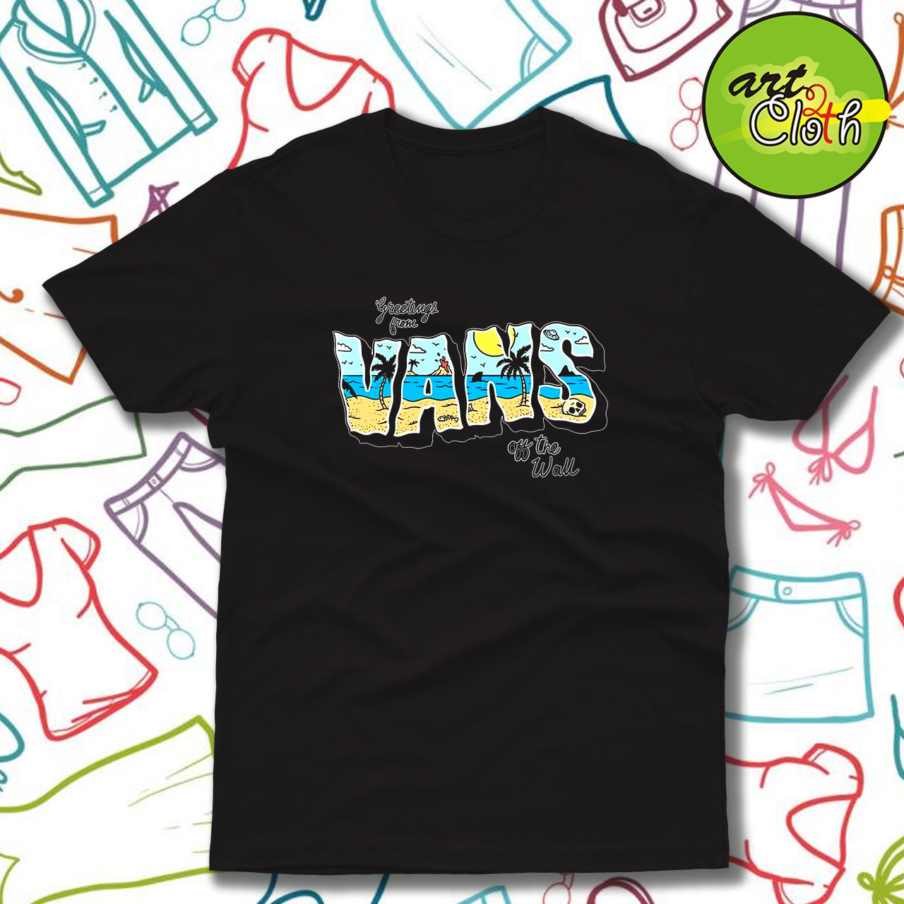 vans t shirt design