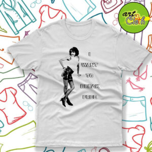 Vintage I Want To Break Freddie Mercury Queen T Shirt
