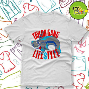 Wiz Khalifa Shark Taylor Gang Lifestyle T Shirt