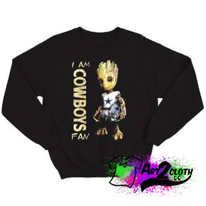Baby Groot I Am Dallas Cowboys Sweatshirt