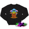 Baby Stitch And Baby Yoda Are Friends Sweatshirt