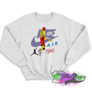 Bart Simpson Nike Air Flight Funny Sweatshirt 