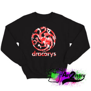 Dracarys Flower Sweatshirt