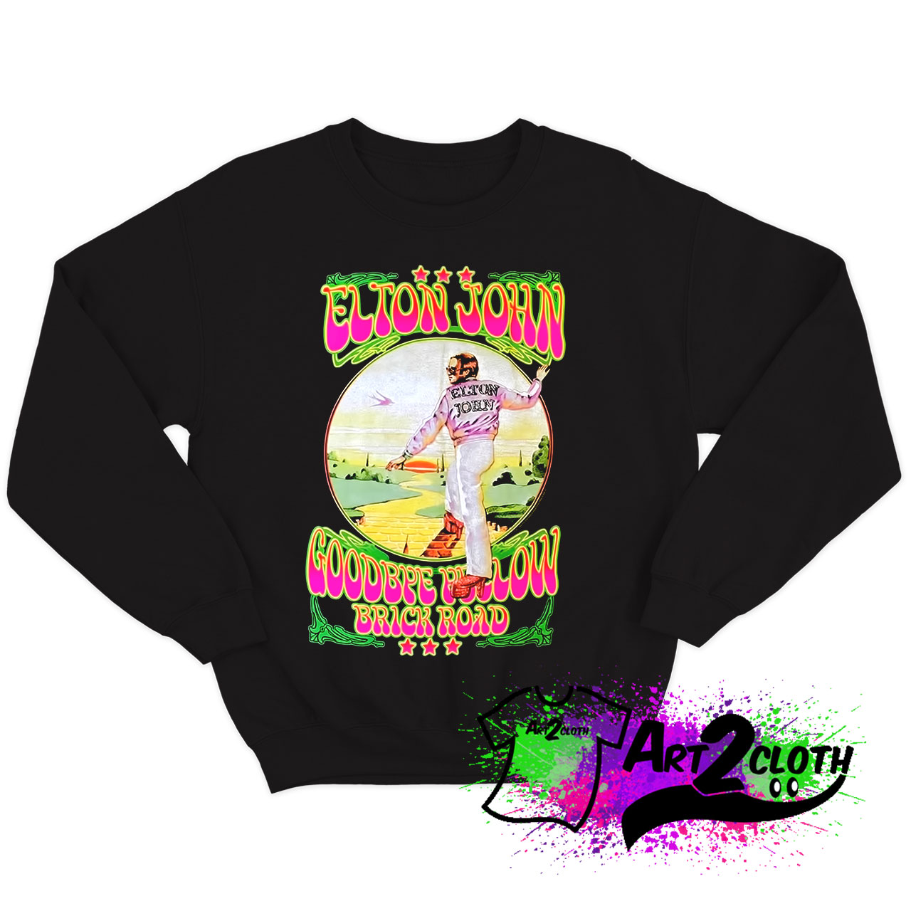 Elton John Goodbye Yellow Brick Road Sweatshirt