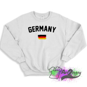 Germany Flag Paint Sweatshirt 