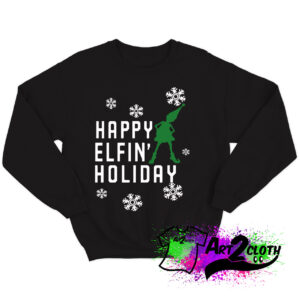 Happy Elfin Holiday Sweatshirt