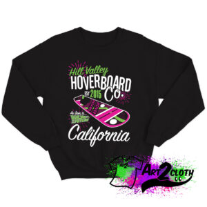Hill Valley Hoverboard Back To The Future Vintage Sweatshirt