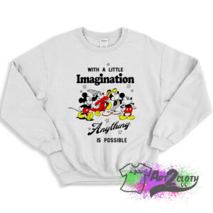 Mickey Imagination Anything Sweatshirt 