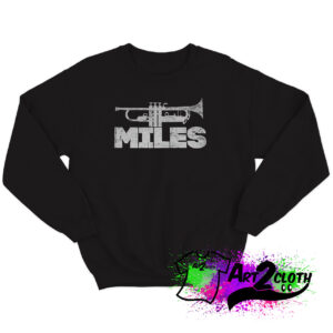 Miles Davis Trumpet Logo Sweatshirt