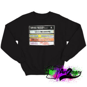 Nirvana Album Cassettes Sweatshirt