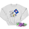 Peanuts Snoopy And Woodstock Flag Sweatshirt 