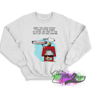 Star Trek Snoopy And Woodstock Sweatshirt 