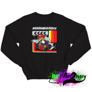 Super Mario Kart Checkered Sweatshirt