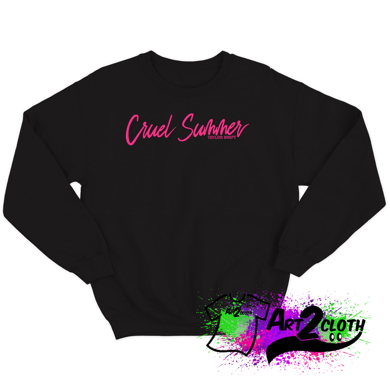Taylor Swift Black Song Title Sweatshirt