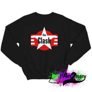 The Clash Star And Stripes Magnet Sweatshirt