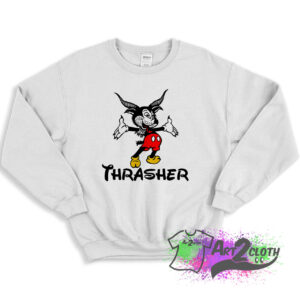 Thrasher Goat Mickey Mouse Sweatshirt 