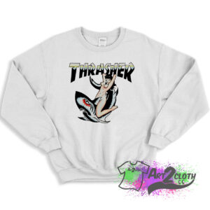 Thrasher Shark Tattoo Sweatshirt 