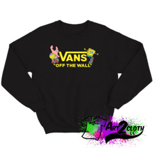 Vans Spongebob Squarepants Collaboration Yellow Sweatshirt
