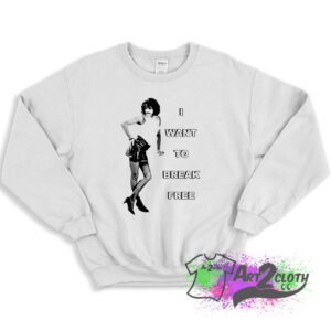 Vintage I Want To Break Freddie Mercury Queen Sweatshirt 