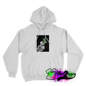 Albert Einstein Smoking Colors Hoodie
