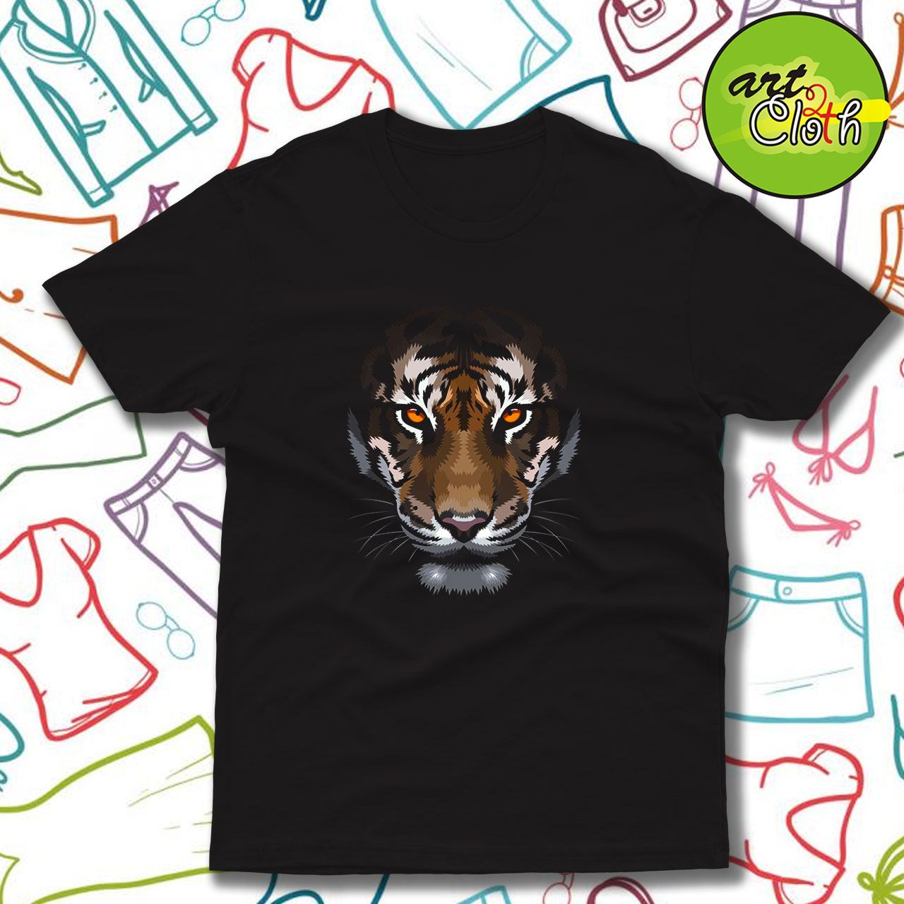 Amazing eyes of the tiger Funny T Shirt