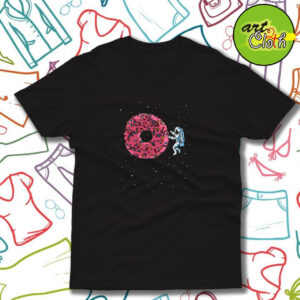 Astronaut Donut Funny T Shirt