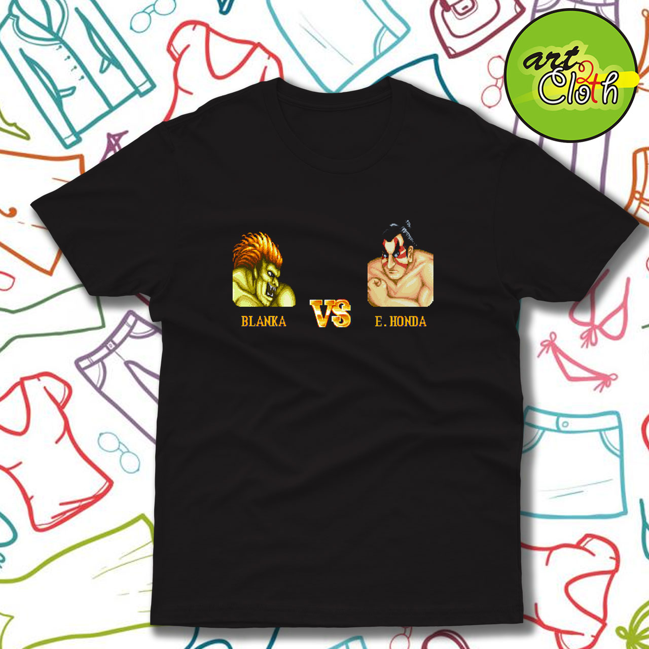 BLANKA VS HONDA Funny T Shirt