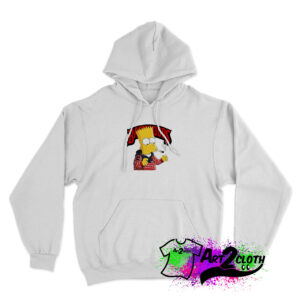 Backwoods Bart Simpson Smoking Hoodie