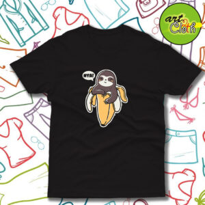 Bananya Sloth Funny T Shirt