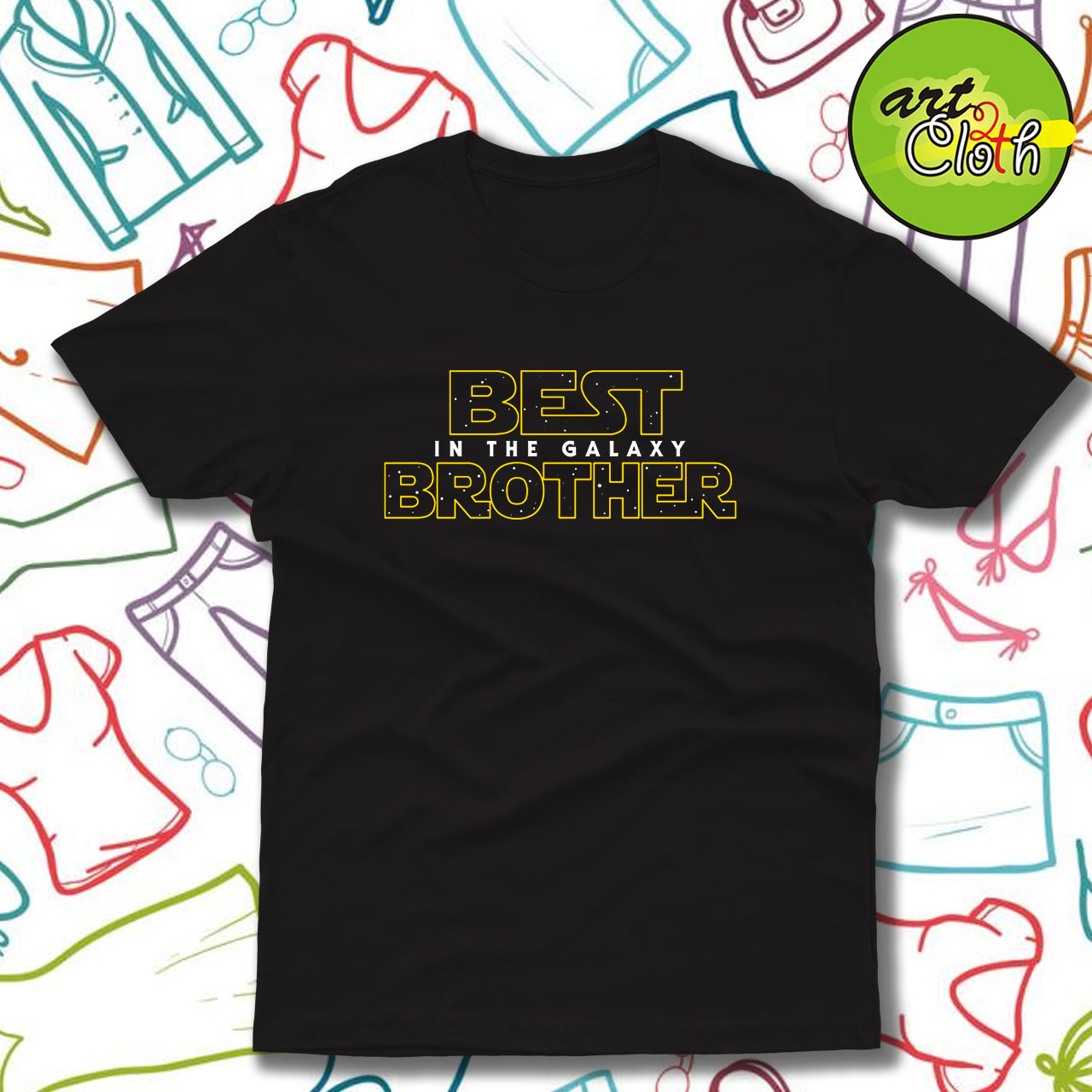 Best Brother in the Galaxy v2 Funny T Shirt